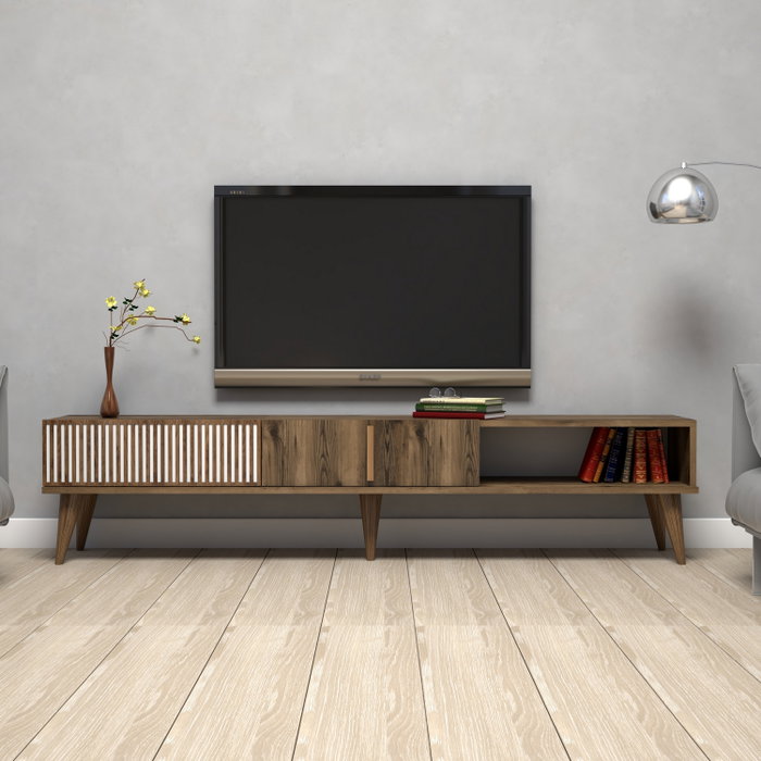 Hanah Home Soporte de TV Milan - Nogal Hanah Home Soporte de TV Milan - Nogal